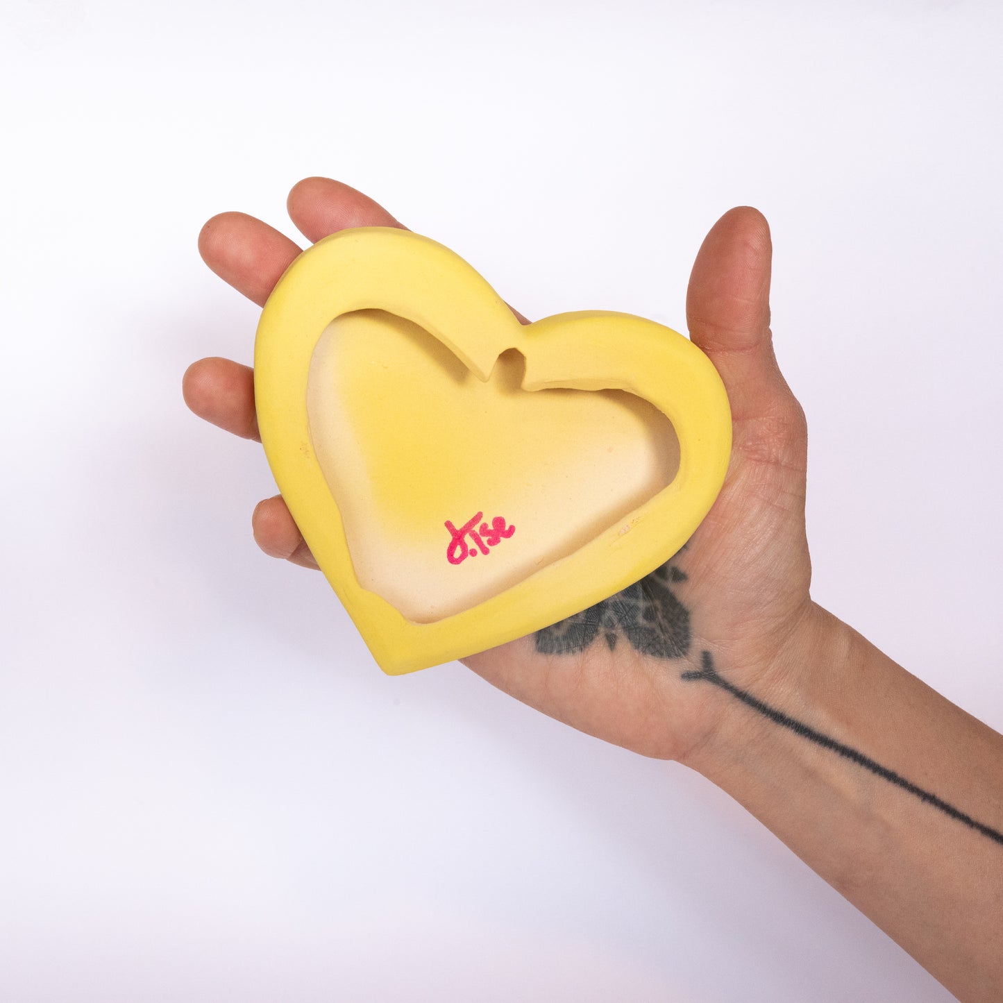 "Hello Sunshine" Ceramic Conversational Heart