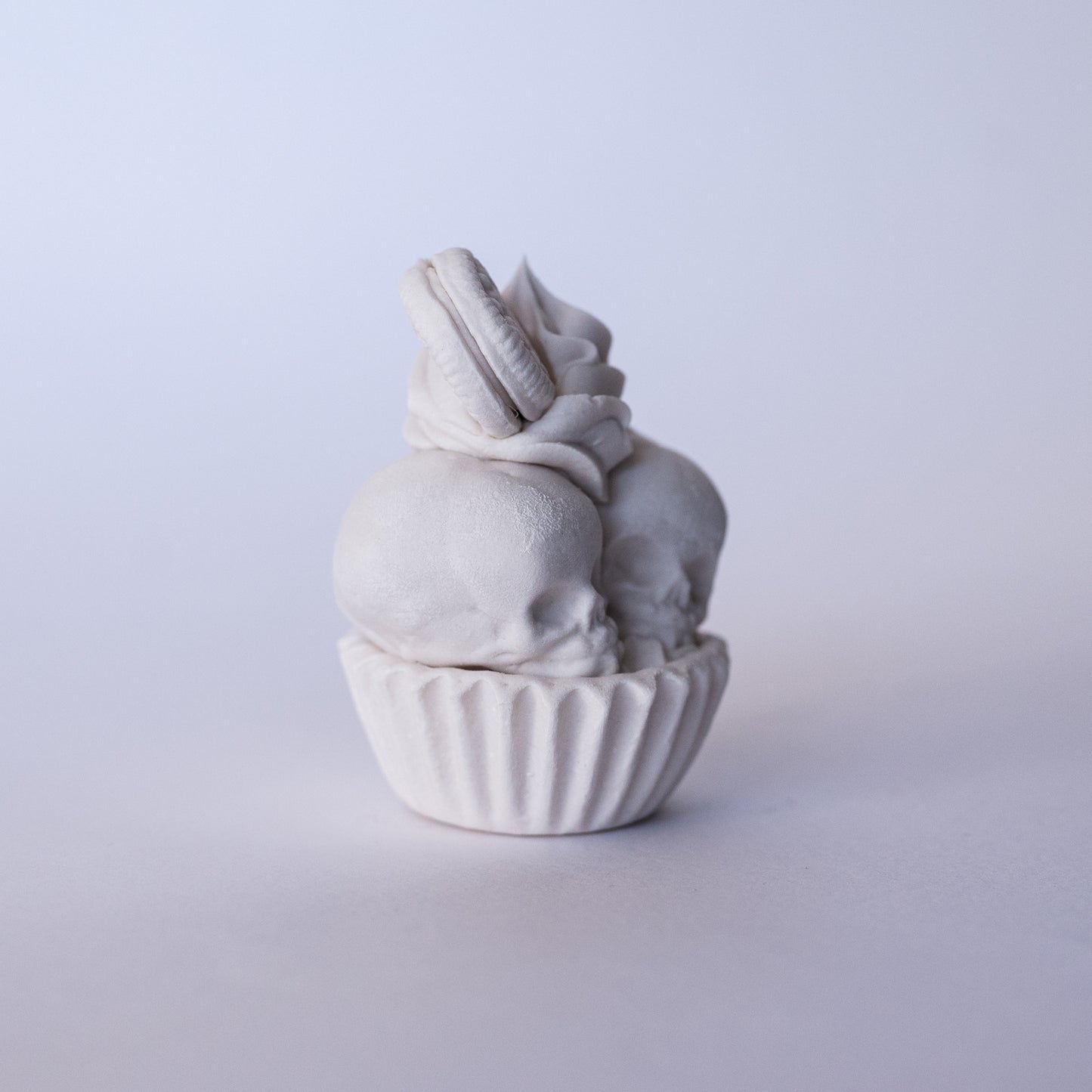Twin Cupcake with Cookie (Limited Edition Porcelain Sculpture)