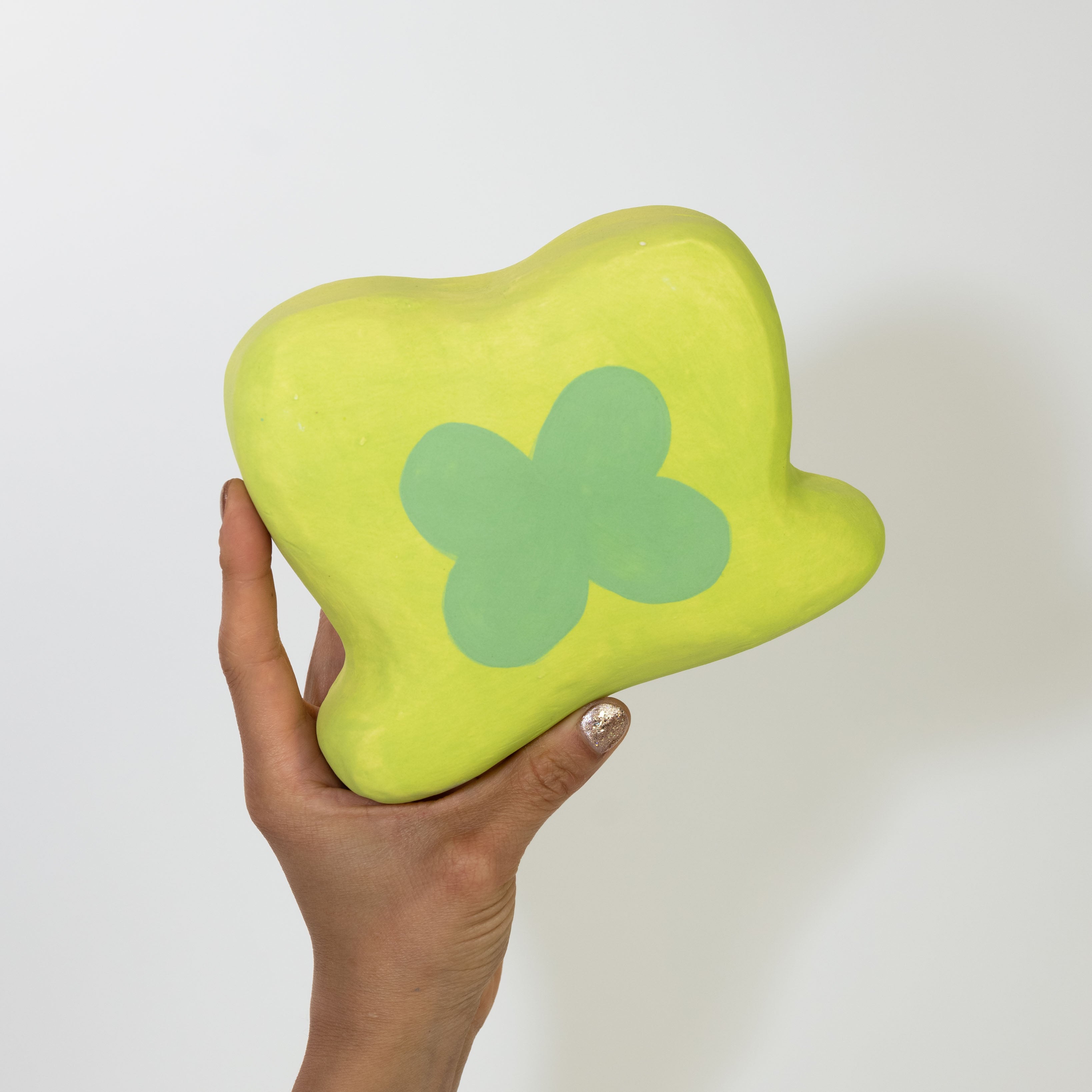 Jumbo "Lucky Charm" Green Clover Ceramic Sculpture – Jacqueline Tse ...